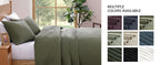 Queen Quilt-3 Pieces Lightweight Bedspreads Olive Green Queen Size Quilt Bedding Set for All Seasons, Soft Summer Coverlet with 2 Pillow Shams Suitable for Bed & Couch