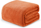 Fleece Throw Blanket Extra Large, Super Soft and Warm Blankets for Couch, Sofa and Bed Waffle Textured, Cozy, Fuzzy and Lightweight (Slate Blue, 50x70 Inches)