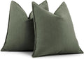 Rust Chenille Throw Pillow Covers