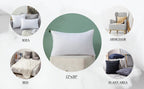 MIULEE Throw Pillow Insert Premium Pillow Stuffer Sham Rectangle for Decorative Cushion Bed Couch Sofa 12x20 Inch