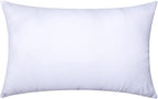 MIULEE Throw Pillow Insert Premium Pillow Stuffer Sham Rectangle for Decorative Cushion Bed Couch Sofa 12x20 Inch