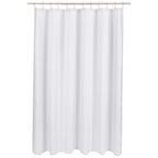 Bathroom Shower Curtain, Water Resistant Fabric with Rust Proof Grommets & Hooks, Weighted Hem, Machine Washable, 72"x72", Light Brown, Beige