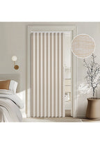 100% Blackout Linen Textured Curtains for Bedroom Solid Thermal Insulated Natural Beige Grommet Room Darkening Curtains & Drapes Luxury Decor for Living Room Nursery 52 x 84 Inch (2 Panels)