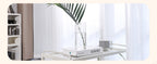 Glass Cylinder Vases, Bud Vase for Centerpieces, 8 Inch Tall Ribbed Vase Hurricane Floating Candle Holder, Decorative Flower Vases for Wedding Reception, Home Decor, Housewarming Gift (Clear)