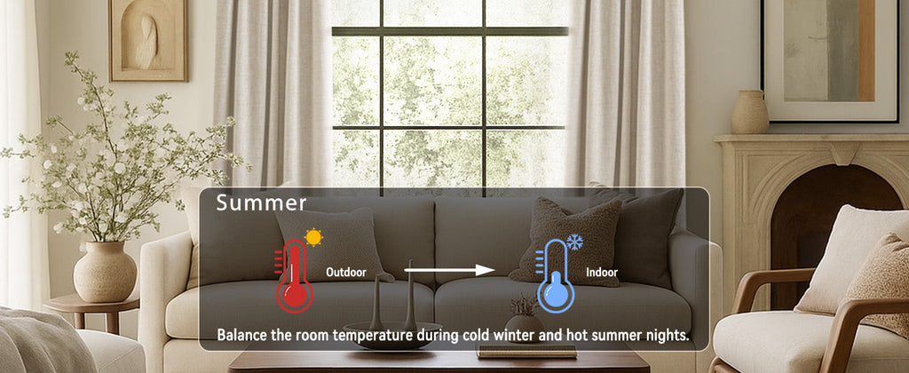 100% Blackout Shield Blackout Curtains for Bedroom 84 Inches Long, Back Tab/Rod Pocket Living Room Drapes, Thermal Insulated Blackout Curtains 2 Panels Set, 50" W x 84" L, Cream