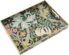 Coffee Table Trays for Living Room Serving Tray with Handles, Modern Large Tray for Ottoman Coffee Table