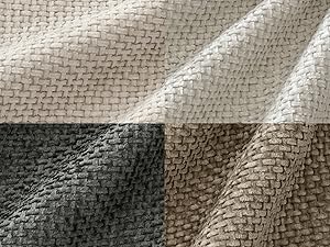 Pack of 4 Couch Throw Pillow Covers 18x18 Inch Neutral Soft Decorative Chenille Pillow Covers Farmhouse Boho Cushion Covers for Mid Century Modern Spring Home Decor Sofa Bedroom Living Room